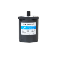 Moteur à induction à réduction de vitesse monophasé 2IK6GN-C, petit, 6W, 50HZ, 220V AC, sans régulation de vitesse