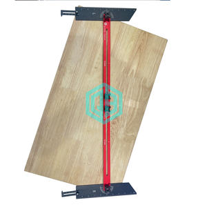 QinBu mise à niveau double écrou jauge de bande de roulement d'<span class=keywords><strong>escalier</strong></span> outil de Scribe réglable jauge de Contour de précision pour cloison sèche/cloison bois gabarit en aluminium - Product Image 2