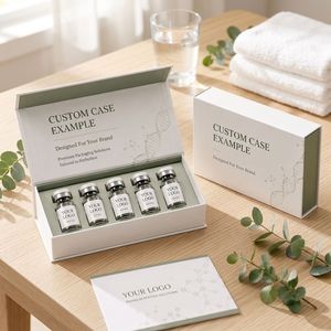 Caja de embalaje para medicamentos personalizada (2/3/10ml) con cierre magnético y revestimiento de EVA, adecuada para esencia líquida y polvo de péptidos. - Product Image 4