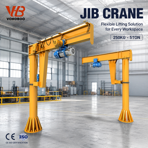 เครนเสาตั้งพื้นแบบหมุนได้ 5 ตัน 6 ตัน แขนหมุนได้ 360 องศา สำหรับ<span class=keywords><strong>ยก</strong></span><span class=keywords><strong>ของ</strong></span>ในโรงงาน ได้รับมาตรฐาน CE ISO รับผลิตตามแบบ OEM - Product Image 1