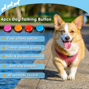 Multiple Colors Talking <b>Buttons</b> for <b>Dogs</b> Recordable <b>Dog</b> Training Speaking <b>Buttons</b> <b>Dog</b> <b>Buttons</b> for Communication - Product Image 2