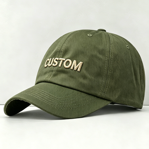 Gorra Plana de Algodón 100% con Logotipo Bordado Personalizado, Diseño Personalizado, Gorra de Béisbol Unisex de Alta Calidad con 6 Paneles y Cierre a Presión - Product Image 1