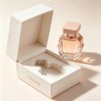 Boîte rigide en gros pour cadeaux de parfum, boîte dure pour flacons de parfum avec séparateur en EVA, boîtes de parfum cosmétiques de haute qualité