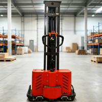 Nouveau transpalette électrique MYZG économique à moteur DC, élévateur de palettes compact, capacité de charge de 1000 kg, garantie 1 an, terrain accidenté