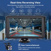 Écran Carplay 7 pouces écran tactile Ips autoradio intelligent émetteur FM téléphone connexion sans fil lecteur Dvd de voiture pour toutes les voitures