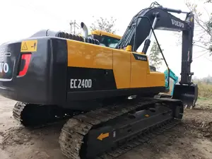 Used Korea Volvo EC240D excavator 24ton medium hydraulic crawler backhoe excavator EC240 harga earth-moving excavator Volvo