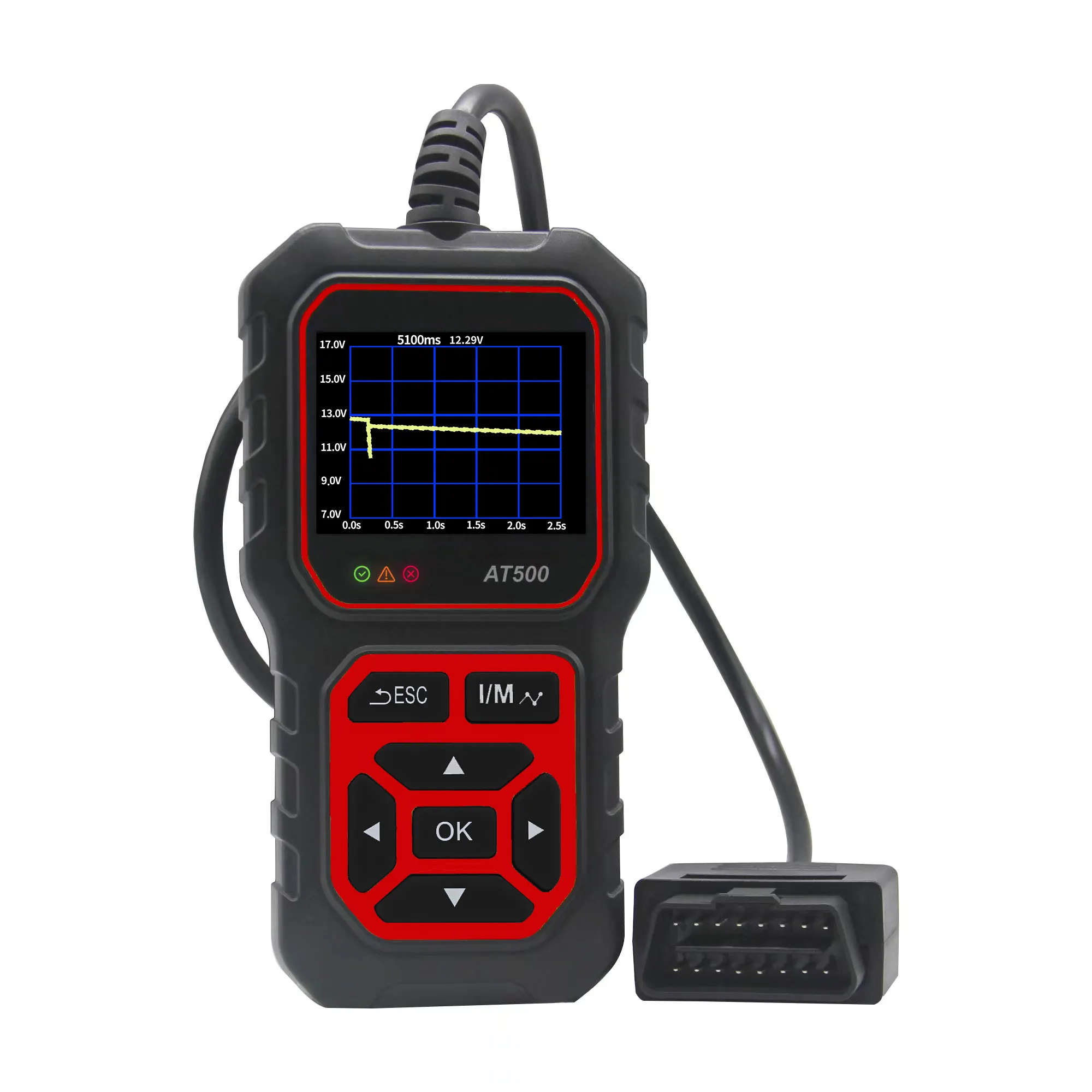 2023 Acclope 저녁 싼 자동차 OBD2 코드 리더 스캐너 디스플레이 100% 서비스