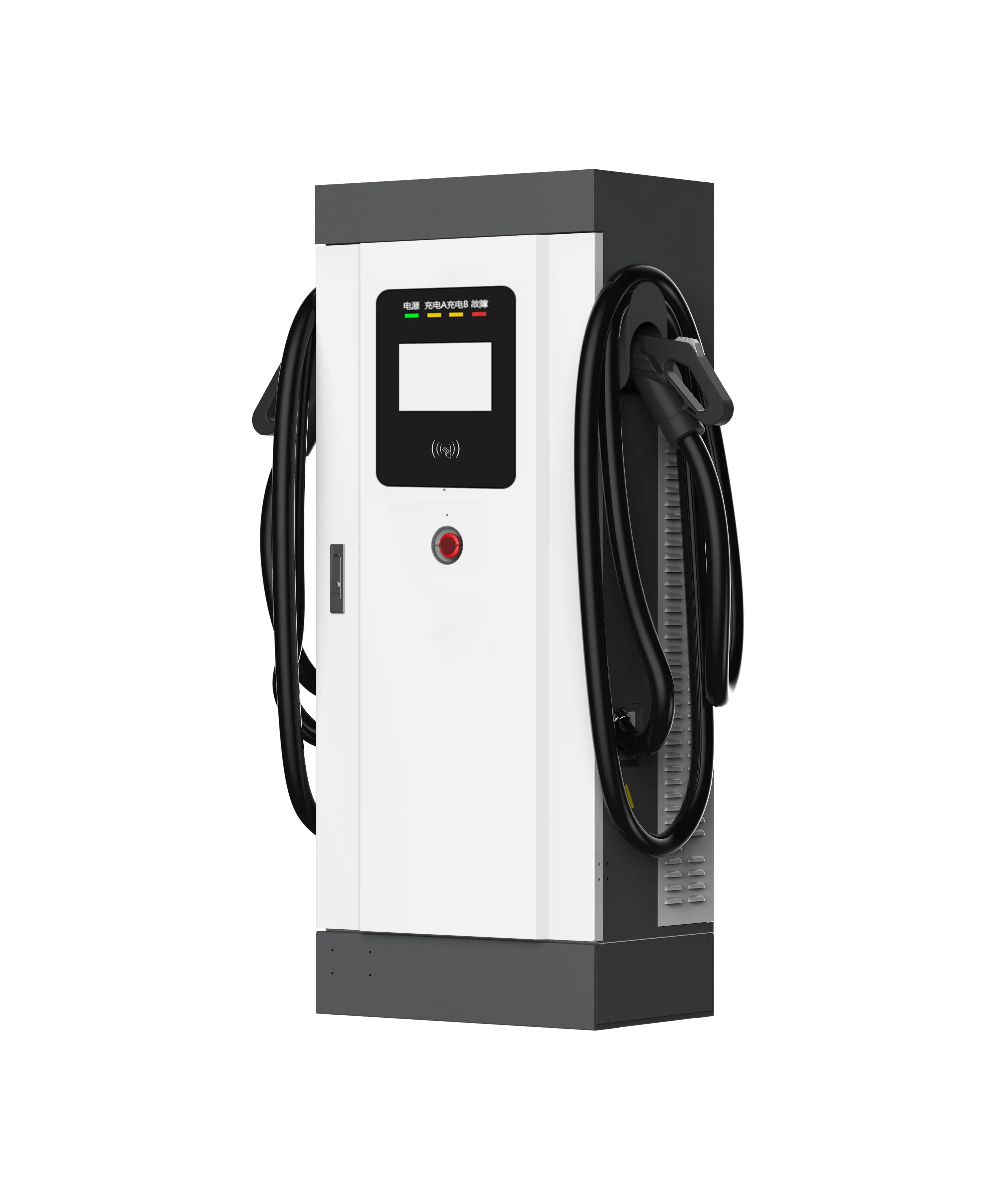 L High quality 60KW EV Charge Double plug DC Charging Pile CCS2 Electric Vehicles Car Charging Station outdoor