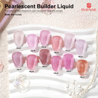 Vernis à ongles UV avec logo personnalisé, gel de couleur liquide nacré longue durée