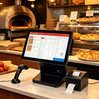 Sistema POS Táctil Capacitivo Todo en Uno Ruinai RN-F16 de 16 Pulgadas, Windows/Android 10/11, Wi-Fi 6 Opcional, Resolución 1920x1020, 2/4/8GB