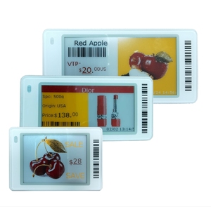 Etiqueta de Precio de 2.13 Pulgadas a Todo Color, 4 Etiquetas Electrónicas para Estantes, Etiquetas ESL de Papel Electrónico para Sistema de Tiendas Minoristas, Solución ESL - Product Image 1