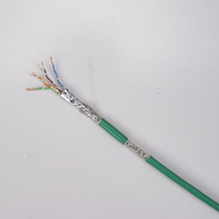 305m 1000FT 24awg 0.5mm inti 4-pasang angkat FTP Cat5/Cat5e kabel LAN dengan kabel komunikasi konduktor tembaga telanjang