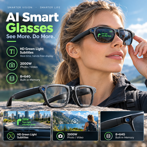 Nouvelles Lunettes Intelligentes 2026 G4 20MP avec Reconnaissance IA, Traduction, Musique, Stabilisation EIS, Étanchéité IP44 pour Utilisation <span class=keywords><strong>en</strong></span> Extérieur - Product Image 1