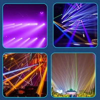 Lumière de scène à faisceau mobile LED 295W pour discothèque, streaming en direct, ambiance de salle