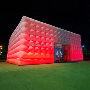 Dôme d'air LED de couleur changeante avec entrée de tunnel, <span class=keywords><strong>grande</strong></span> tente gonflable pour fête, grand igloo gonflable extérieur pour affichage - Product Image 6