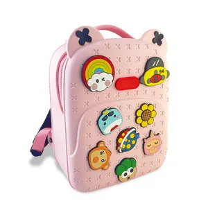 New materials Kawaii Bagpack kids Gift Picnic EVA Waterproof Backpack Cartoon DIY Toddler Bags school bag with 8 Cute Decors