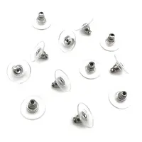 3000 Pcs Back Earrings Rubber Earring Backs Silicone Earring Backs Pads  Plastic