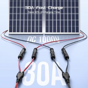 30A Solar Y-tak kabelconnector 1 naar 2 parallelle adapter H1Z2Z2-K PV-kabel voor zonnepaneelsysteem - Product Image 6