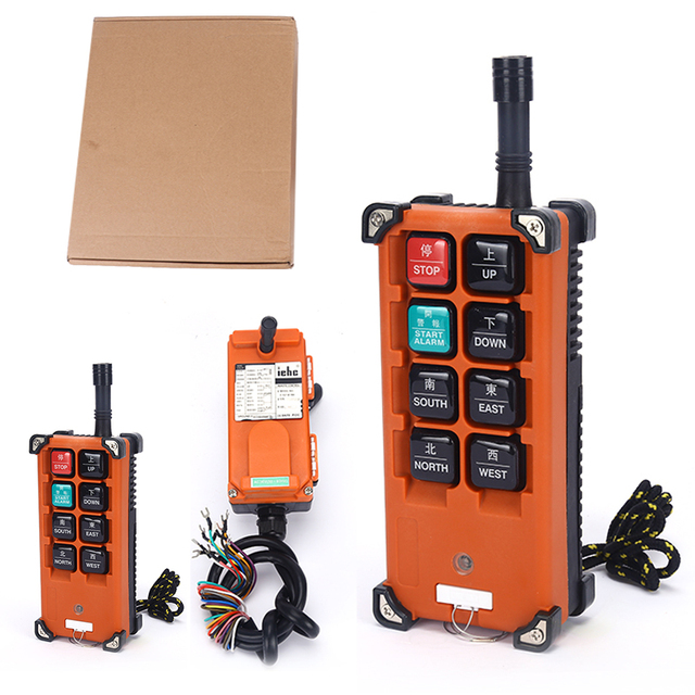 China Manufacturer's Universal Radio Remote Crane Control Model F21-E1B with IP66 Waterproof Protection and 100m Range
