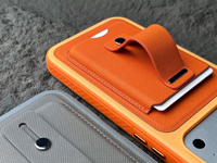 Coque JUNBO Antidérapante à Bords Pointillés pour iPhone 18 17 16 Pro Max avec Sangle, Support Béquille, Rangement Cartes, Anti-Impact et Compatible Recharge Sans Fil