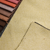 100% Polyester tissé tissu maison textile rembourrage canapé tissu lin type tissu produits rembourrage pour salon canapé chaise