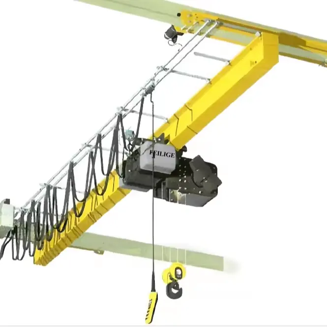 High Quality Cheap Price Electric Single-Beam Suspension Crane Energy Efficiency Reduced Power Consumption Cost Savings