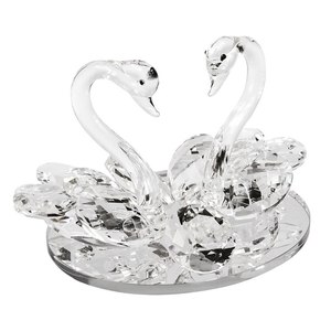 Cigni di Vetro: Eleganti Decorazioni in Cristallo (Scatola Non Inclusa) - Product Image 1