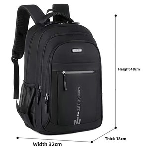 <span class=keywords><strong>Sac</strong></span> <span class=keywords><strong>à</strong></span> <span class=keywords><strong>dos</strong></span> d'affaires unisexe transfrontalier antivol en polyester avec harnais <span class=keywords><strong>à</strong></span> coussin d'air, capacité 20L, idéal pour les voyages et l'école - Product Image 1