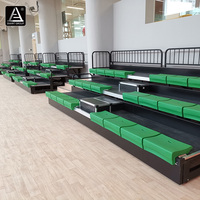 Tribune télescopique rétractable pour salle de sport, gradins rétractables automatiques, sièges rétractables pour salle de sport, gradins rétractables pour salle de sport
