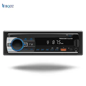 BQCC 1Din Universal Car MP3 Player Autoradio 12V In-dash 7 Color Lights TF/2USB/FM/BT/AUX/APP Control Radio Receiver JSD-520L