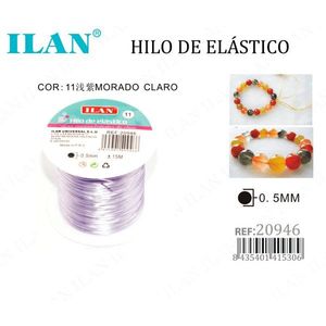 Filo Elastico Iln 0,5 mm 15 m per Creazione di Gioielli e Perline - Product Image 1