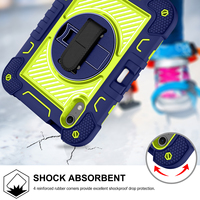 Nouvelle coque robuste antichoc 2026 pour iPad Mini 8 avec support rotatif, dragonne et bandoulière