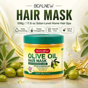 มาส์กบำรุง<span class=keywords><strong>ผม</strong></span>สูตรสมุนไพรบาตานา ผสมน้ำมันมะกอก OEM ช่วยฟื้นฟู<span class=keywords><strong>ผม</strong></span>เสีย บำรุงด้วยไบโอตินและคอลลาเจน ให้ผมนุ่มลื่น บำรุงล้ำลึก - Product Image 1