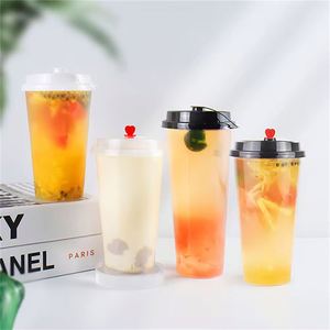Vasos Desechables de Plástico PP Transparente Ecológicos para Bebidas Frías y Calientes TC de 90 mm, 14 oz-24 oz, para Smoothies, Café Helado para Llevar - Product Image 1