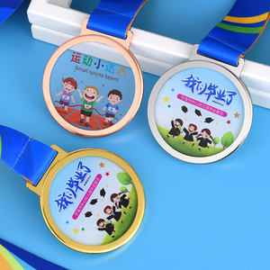 थोक मूल्य डिजाइन अपने खुद के अनुकूलित पदक स्मारिका खेल धातु पदक एक्रिलिक और धातु कस्टम लोगो पदक - Product Image 2