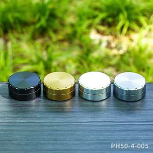 Bán Buôn Nhà Máy Chất Lượng Cao 50Mm 2 Lớp Kim Loại Kẽm Hợp Kim Thuốc Lá Máy Xay Biểu Tượng Tùy Chỉnh Nhôm Thảo Mộc Máy Xay - Product Image 5