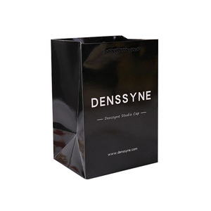 Wholesale Eco-friendly Pink Luxury Custom Logo Printed with Your Own Logo Kraft Cardboard Paper Shopping Clothes Bag with Handle - Product Image 1