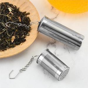 Infuseur à thé en acier inoxydable à mailles fines, <span class=keywords><strong>2</strong></span> tailles, avec chaîne de suspension pour tasses et théières - Product Image 3