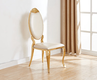 Silla de acero inoxidable al por mayor para salón de bodas, fabricante OEM