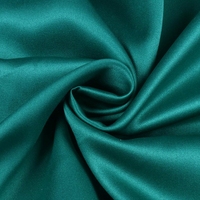 Tissu satiné imitation acétate 100% polyester, respirant, tissé, lisse, brillant, style sergé, pour ameublement, vêtements pour femmes et filles