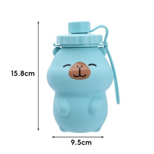 Botella de Agua Plegable de Silicona para Niños - Botella Deportiva Infantil con Diseño de Dibujos Animados - Product Image 6