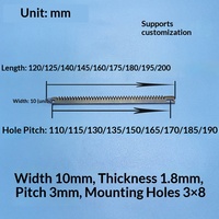 Pièces détachées pour machine d'emballage verticale : Lame de coupe à denture croisée et droite pour machine d'emballage de sachets de thé