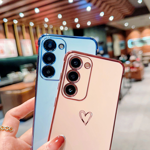 Funda de teléfono móvil con galvanizado para mujer, carcasa ahuecada para <span class=keywords><strong>Galaxy</strong></span> A23 <span class=keywords><strong>5G</strong></span> Que es Fall-proof.Pressure-resistant - Product Image 3