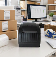Imprimante d'étiquettes à code-barres thermique Gprinter GP-3150TIN 203dpi USB LAN Série 25-80mm Papier 2-5 pouces/s Argent Léopard Garantie 1 an