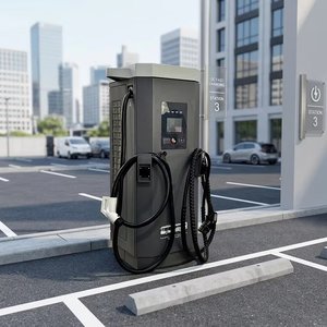 สถานีชาร์จไฟฟ้ากระแสตรงแบบเร็ว Longjian 60kW 360kW แบบสองหัวชาร์จ ติดตั้งบนพื้น สำหรับใช้งานเชิงพาณิชย์ในห้างสรรพสินค้า - Product Image 1