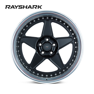 Jantes forgées en trois parties RS Custom Era-2 19 20 21 pouces 5x108 5x112 5x130 pour <span class=keywords><strong>Ferrari</strong></span> 550 <span class=keywords><strong>Maranello</strong></span> 575M Porsche 911 BMW M8 - Product Image 2
