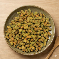Kacang Edamame Panggang Kering Rasa Acar Dill Tinggi Protein |   Rasa Sriracha |   Rasa BBQ Bersertifikat GFSI
