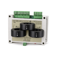 Compteur électrique multifonction triphasé haute tension 1-380V AC 1-200A 3000V isolé RS485 Modbus RTU