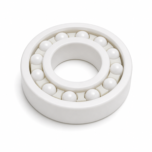 Rodamiento de Bolas de Cerámica Completo 6008, 40x68x15mm, Anillos y Bolas de Zirconia, Jaula de PTFE - Product Image 1