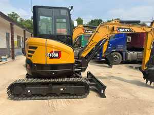 Chine marque Sany SY35U 3.5 tonnes Mini pelle hydraulique de type chenille avec boîte de vitesses et pompe à moteur Deutz-Nouveau - Product Image 4